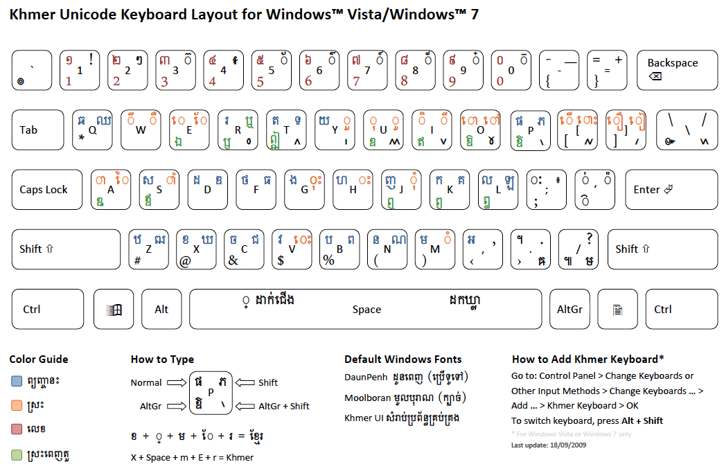 Khmer Unicode Keyboard For Windows 10 Tsishoes